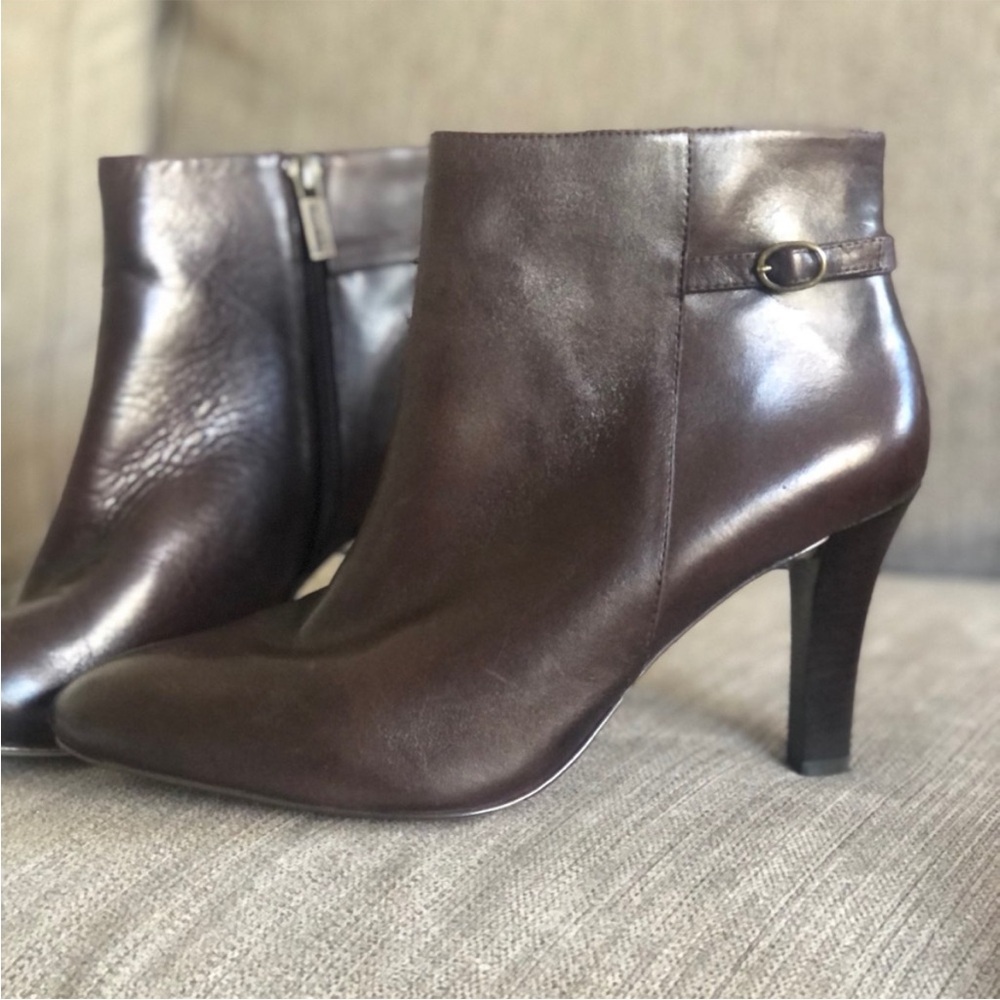 Brooks Brothers Leather Ankle Boots